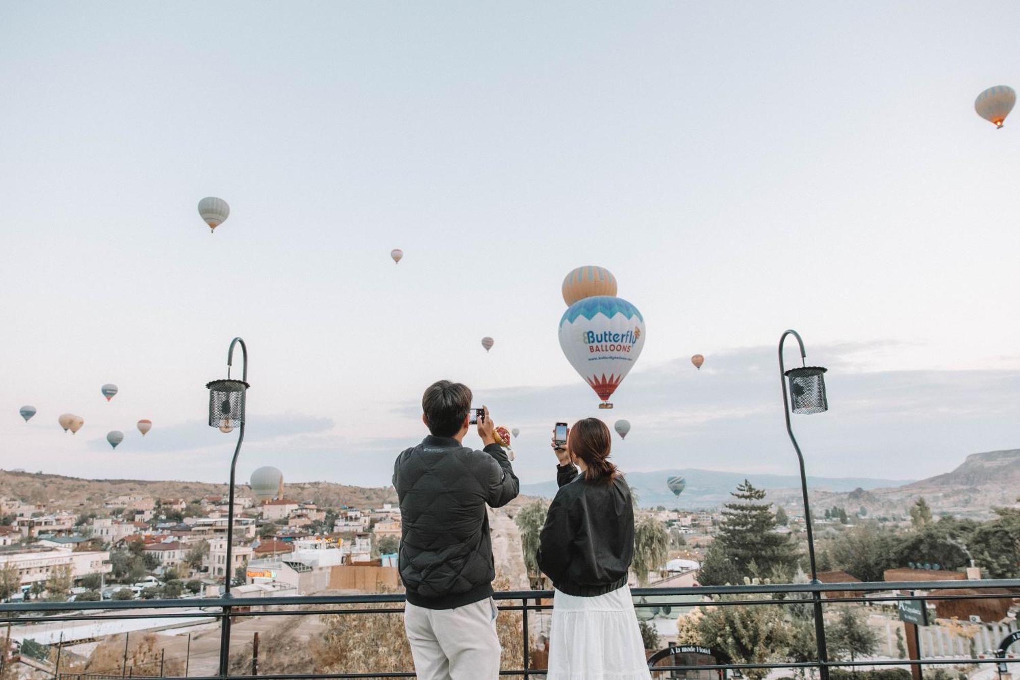 Turan Cappadocia Cave Hotell Göreme Exteriör bild