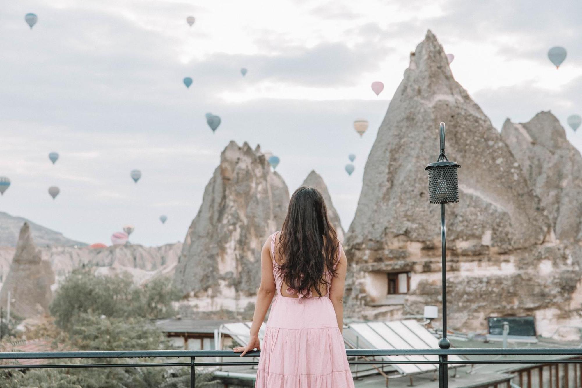 Turan Cappadocia Cave Hotell Göreme Exteriör bild