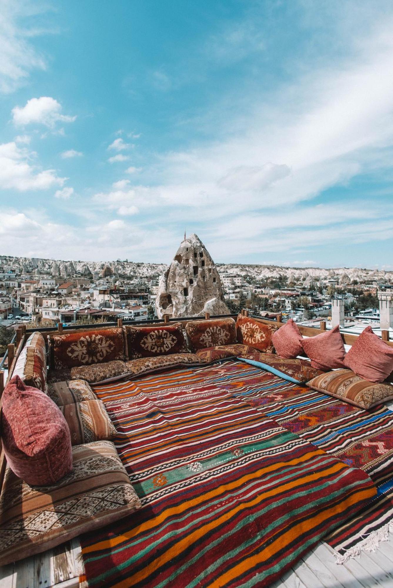 Turan Cappadocia Cave Hotell Göreme Exteriör bild