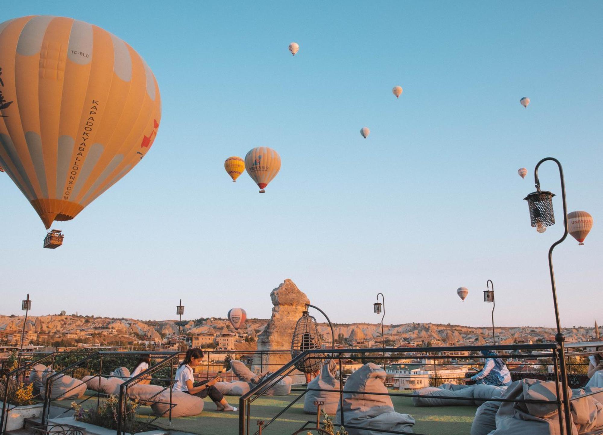 Turan Cappadocia Cave Hotell Göreme Exteriör bild