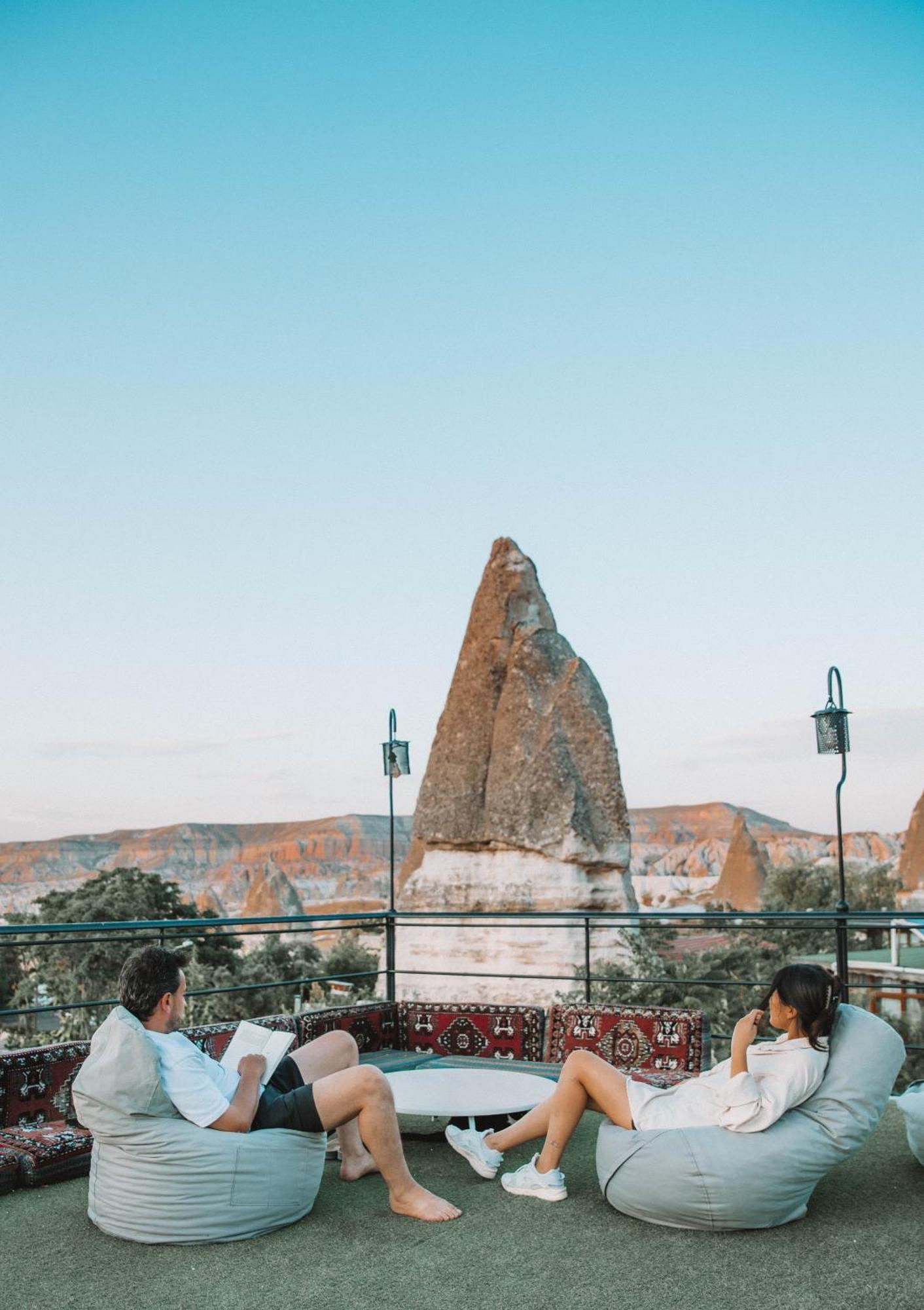 Turan Cappadocia Cave Hotell Göreme Exteriör bild