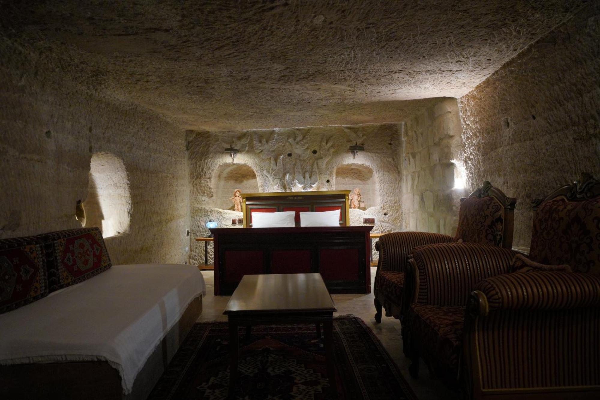 Turan Cappadocia Cave Hotell Göreme Exteriör bild