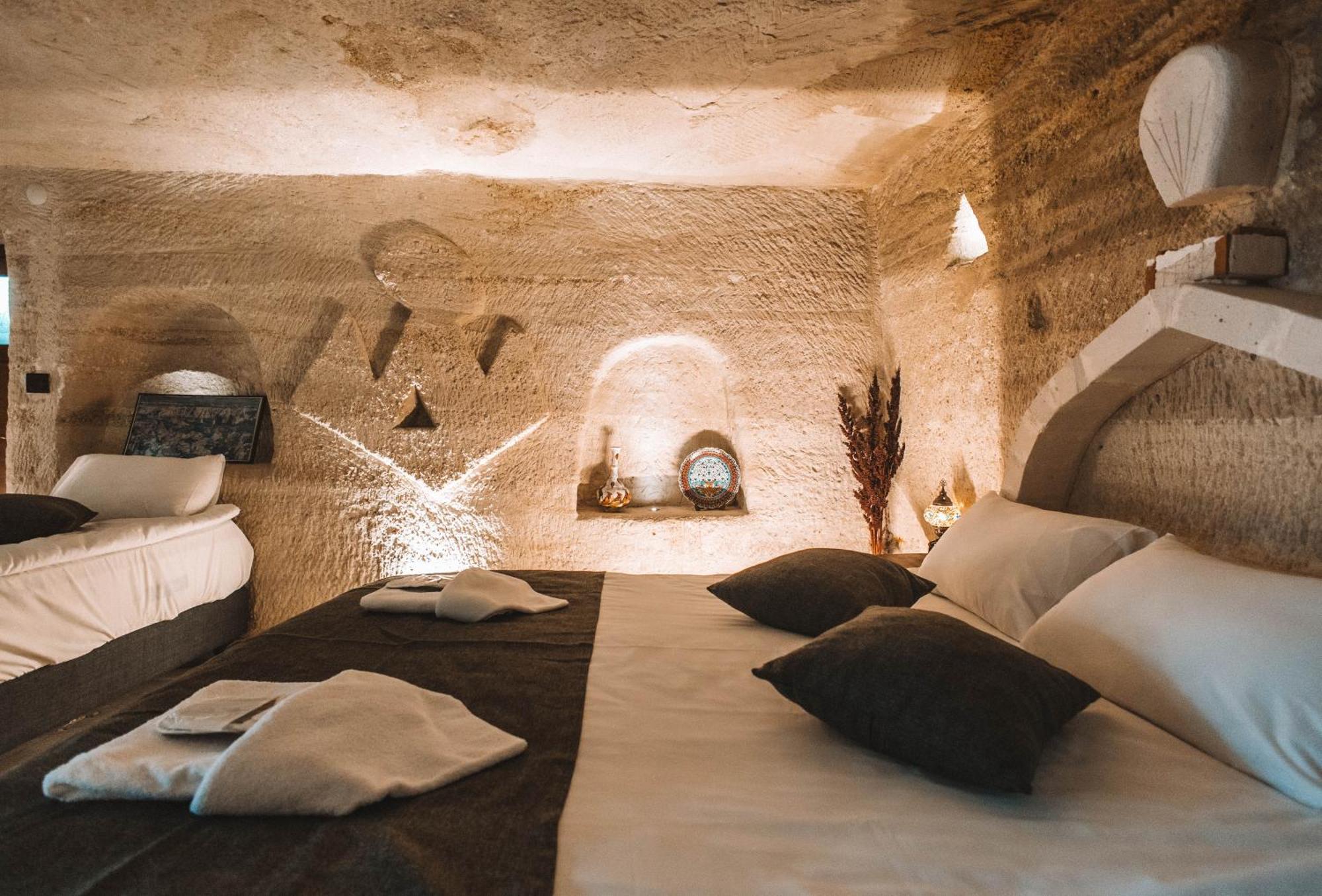 Turan Cappadocia Cave Hotell Göreme Exteriör bild